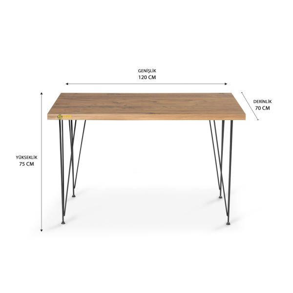 ATLANTİK MASA-FİRKETE AYAK-70x120